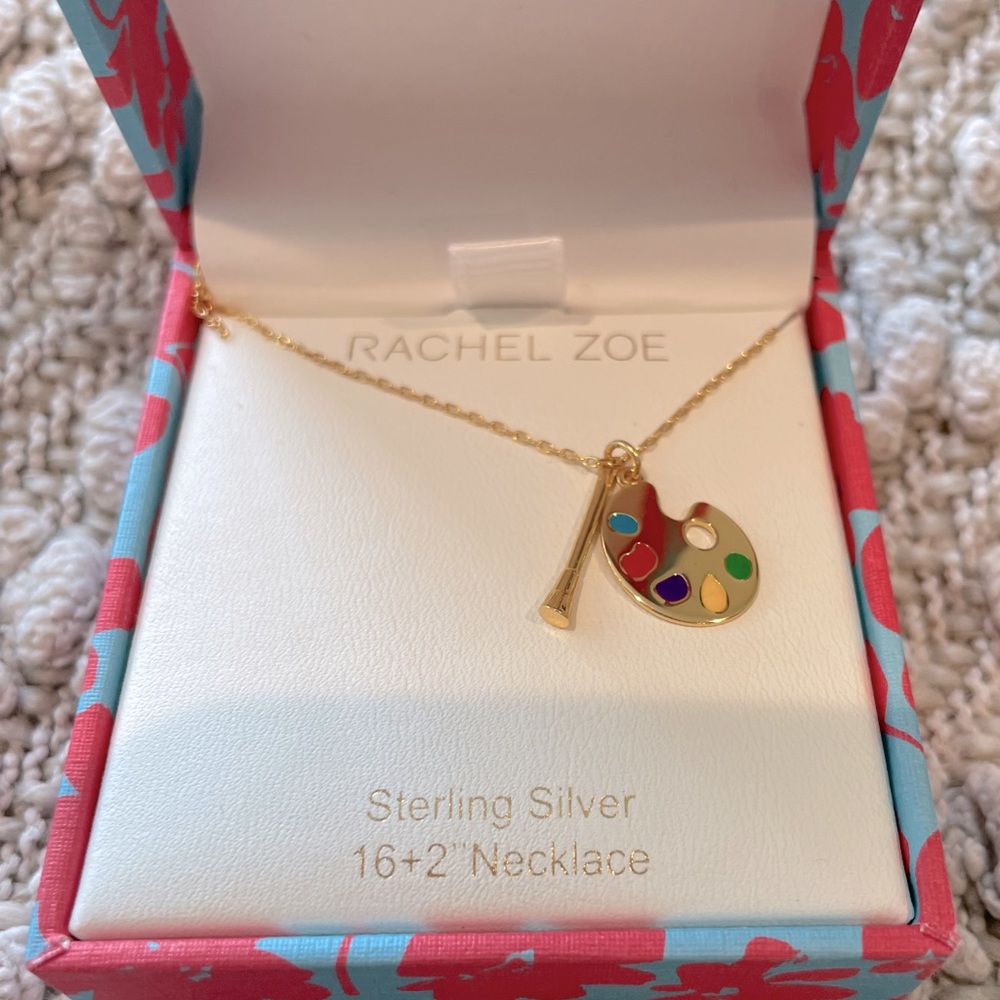 New in Box Rachel Zoe Artist pallets necklace
